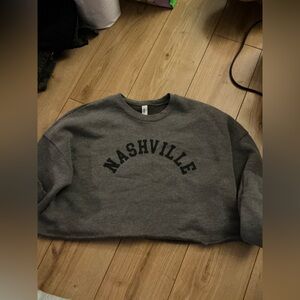 Nashville Gray Crewneck Sweatshirt